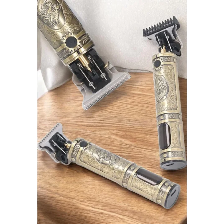 Mey İthalat® Tıraş Makinesi Çizik Tıraş Paslanmaz Çelik Uzun Ömürlü Şarjlı