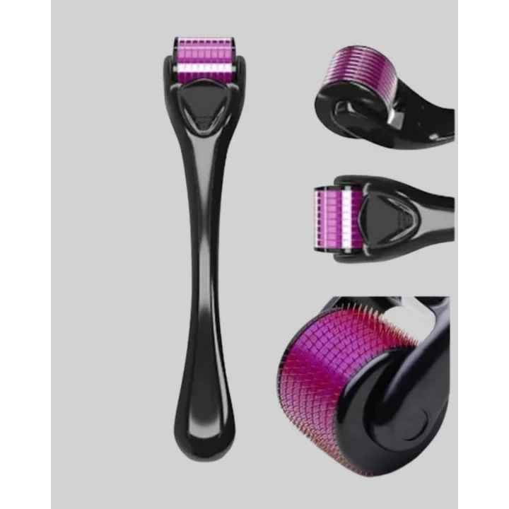 Mey İthalat® Titanyum İğneli Derma Roller – Evde Cilt Bakımı İçin Uygun