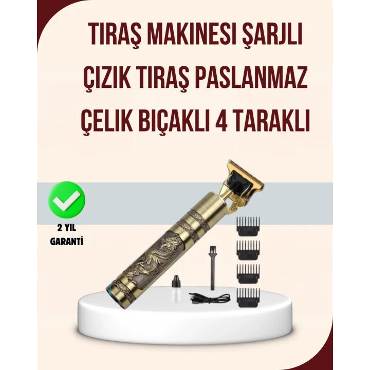 Mey İthalat® Titreşim Motorlu Erkek Saç ve Sakal Düzeltici