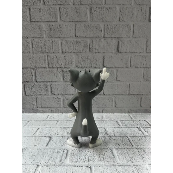 Mey İthalat® Tom Kedi Biblo 22 cm Hediyelik Dekoratif Ev Ofis Aksesuarı