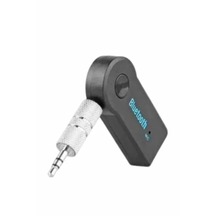 Mey İthalat® Tüm Cihazlara Uyumlu Bluetooth Aux Araç Kiti Siyah