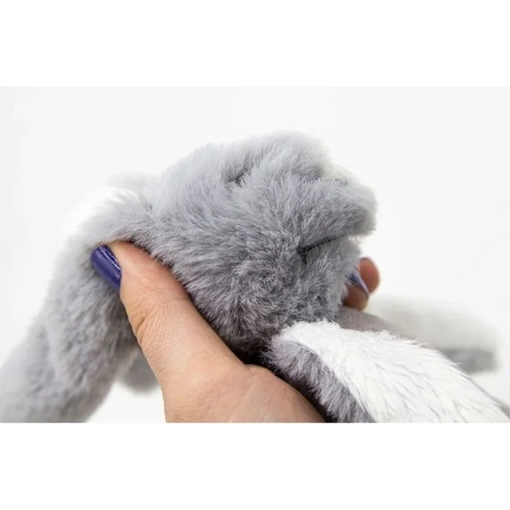 Mey İthalat®  Tutmalı Peluş Mini Tavşan 842 Gri