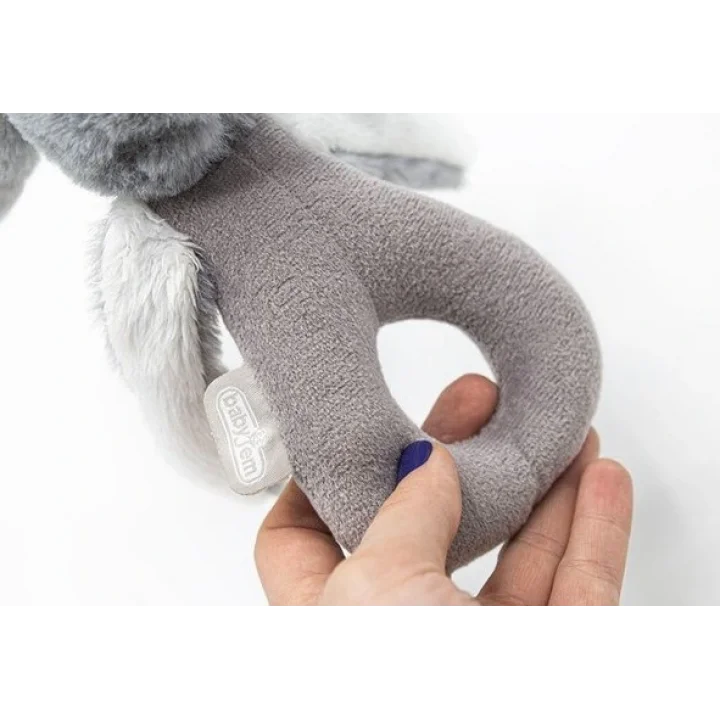 Mey İthalat®  Tutmalı Peluş Mini Tavşan 842 Gri