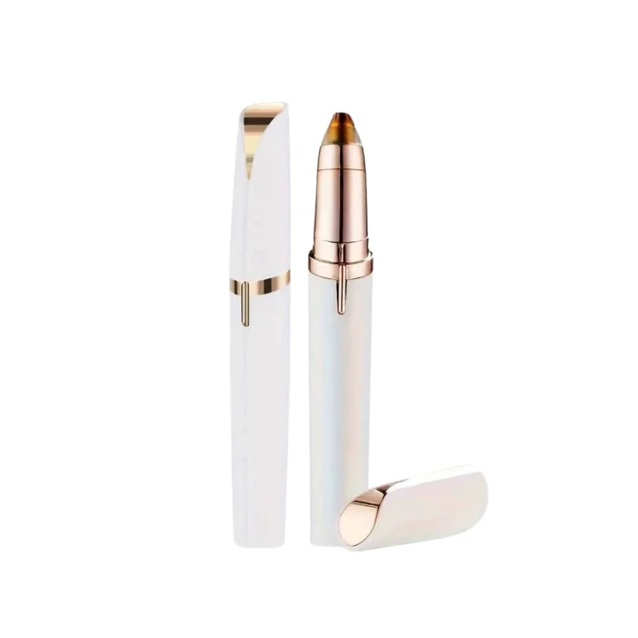 Mey İthalat® Tüy Kıl Alma Kaş Bıyık Unisex Yüz Bakım Epilasyon Aleti Pilli