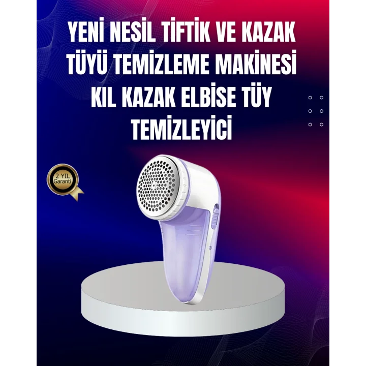 Mey İthalat® Tüy ve Tiftik Temizleyici – 3 Bıçaklı, 200ml Kapasiteli