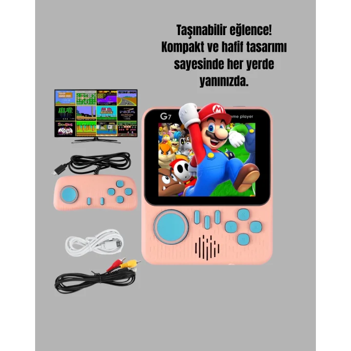 Mey İthalat® TV Bağlantılı Çift lu Şarjlı Retro Gamepad Seti