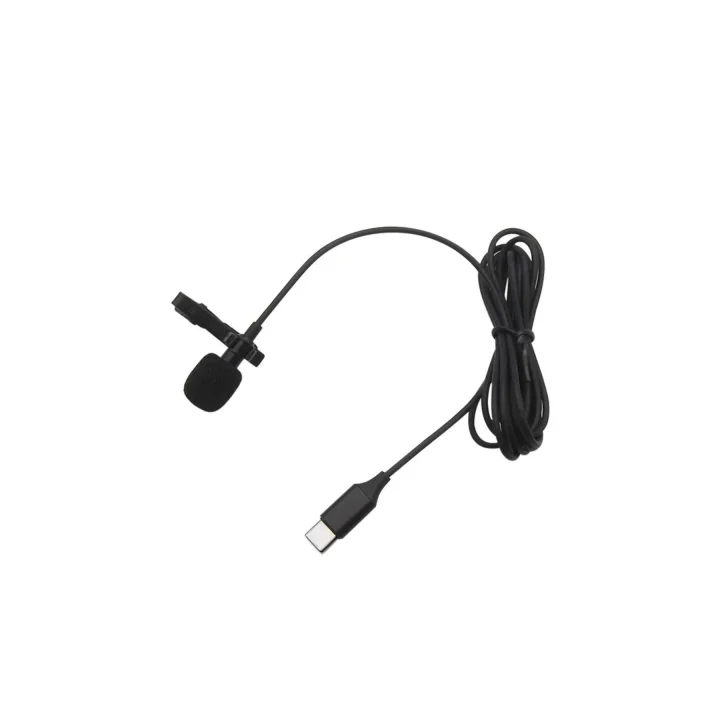 Mey İthalat®  Type-C 2 Metre Double Mikrofon - Siyah