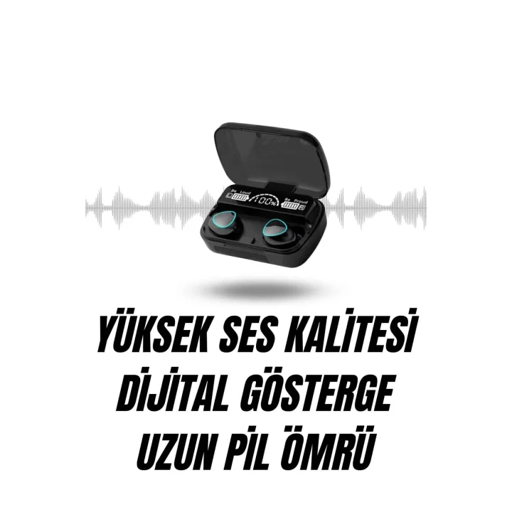 Mey İthalat® Ucuz Kaliteli Yeni Nesil 7 Kordonlu Akıllı Saat ve Kablosuz Bluetooth Kulaklık ANC Özelliği