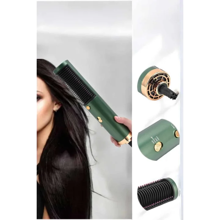 Mey İthalat® Üflemeli Fön Tarak Düzleştirici Seramik Kaplama Elektriklenme Karşıtı