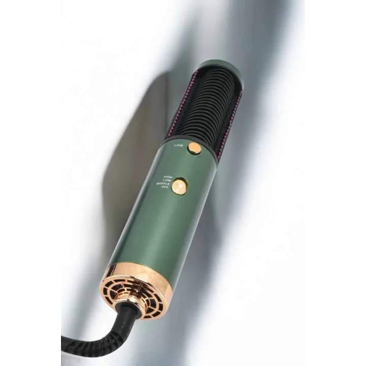 Mey İthalat® Üflemeli Fön Tarak Düzleştirici Seramik Kaplama Elektriklenme Karşıtı