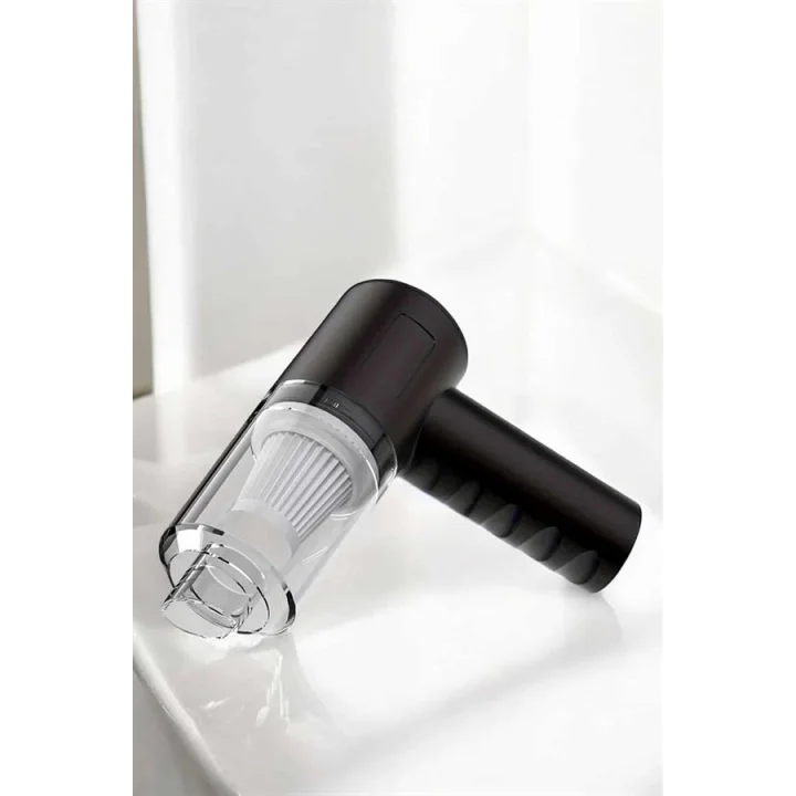 Mey İthalat® Üflemeli Güçlü Vakumlu Ev Ofis Araç Süpürgesi El Süpürgesi Şarjlı