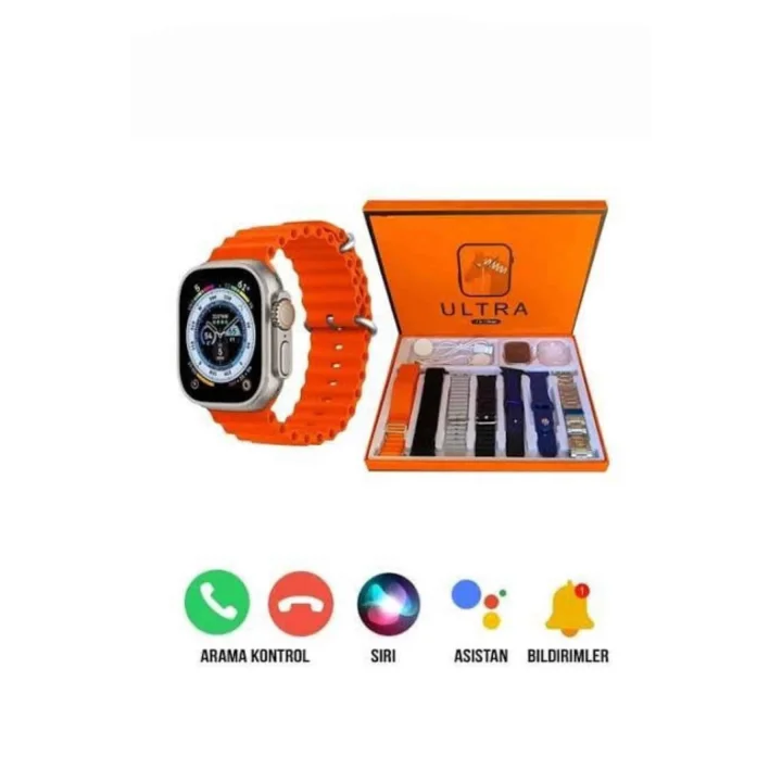 Mey İthalat® Unısex 7 Kordonlu Çok Fonksiyonlu Nabız Ölçer Uyku ve Sağlık Takibi