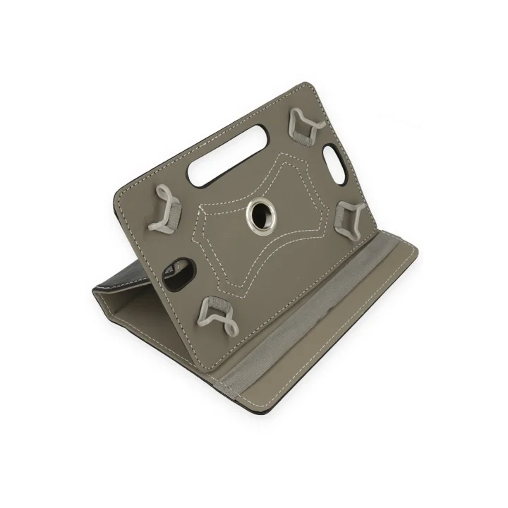 Mey İthalat®  Universal 7 Kılıf 360 Tablet Deri Kılıf - Siyah