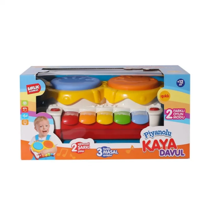 Mey İthalat® URT032-001 İkili Kaya Davul Seti toys