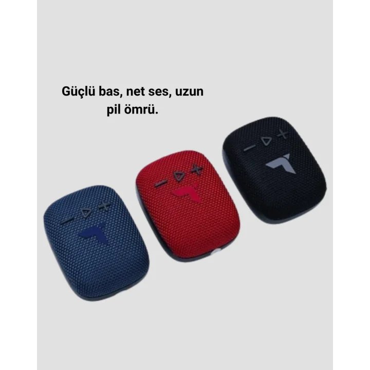 Mey İthalat® USB TF Kart ve FM Radyolu Bluetooth Hoparlör 5W