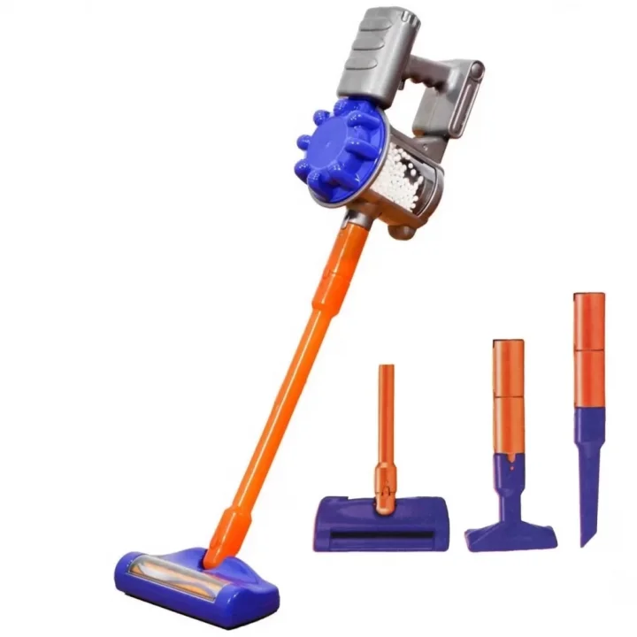 Mey İthalat® Vacuum Cleaner Pilli Kablosuz Oyuncak Dikey Standlı Elektrik Süpürgesi
