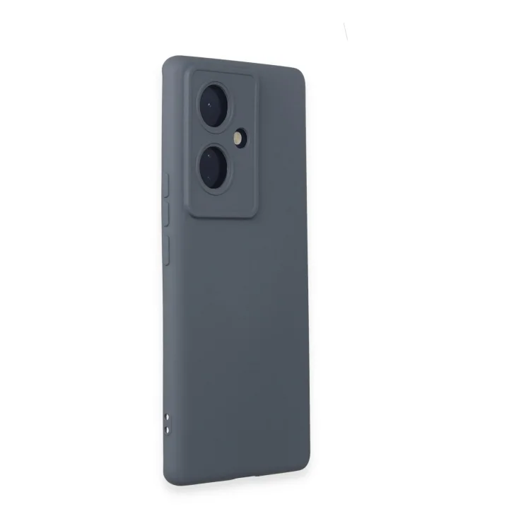 Mey İthalat®  Vivo V29 Lite Kılıf Nano içi Kadife Silikon - Gri