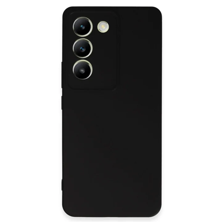 Mey İthalat®  Vivo V30 Lite 4G Kılıf First Silikon - Siyah