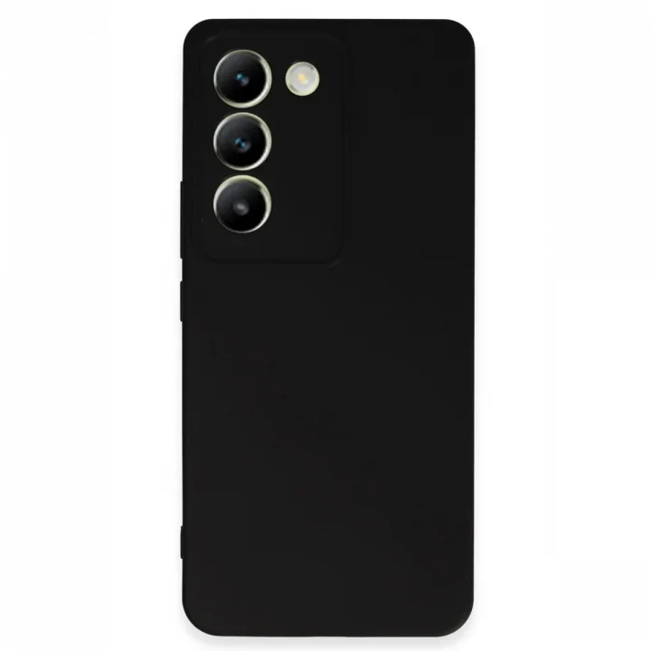Mey İthalat®  Vivo V30 Lite 4G Kılıf First Silikon - Siyah