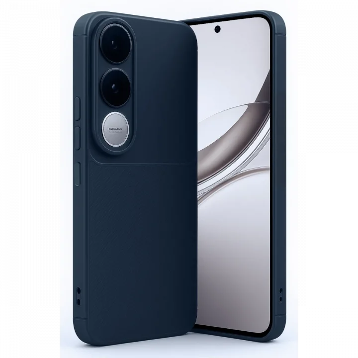 Mey İthalat®  Vivo V50 Lite 4G Auto Focus Karbon Kapak - Lacivert