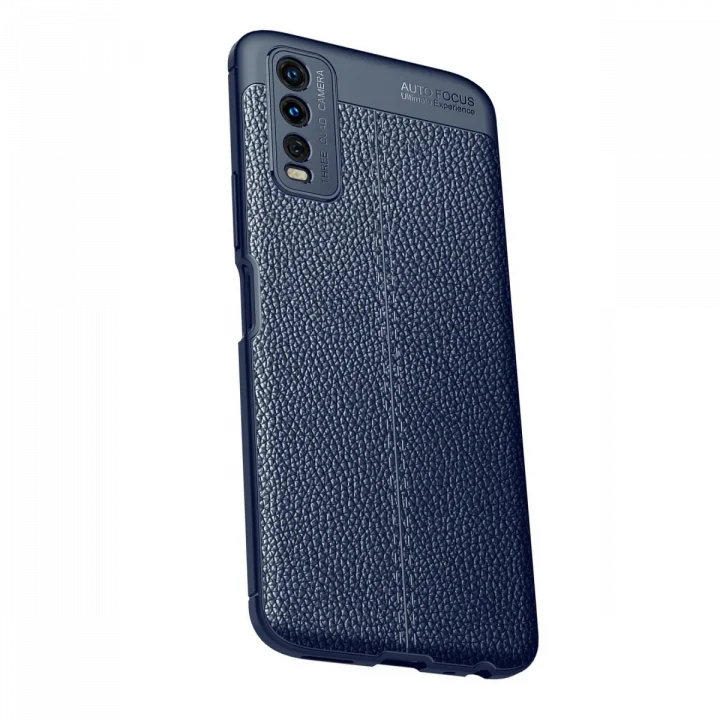 Mey İthalat®  Vivo Y11S Kılıf Auto Focus Kapak - Lacivert