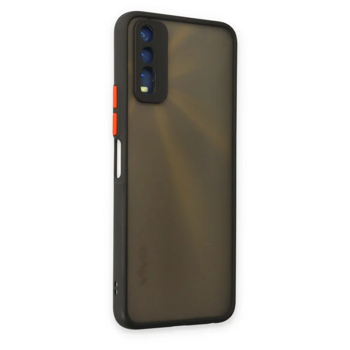 Mey İthalat®  Vivo Y11S Kılıf Montreal Silikon Kapak - Siyah