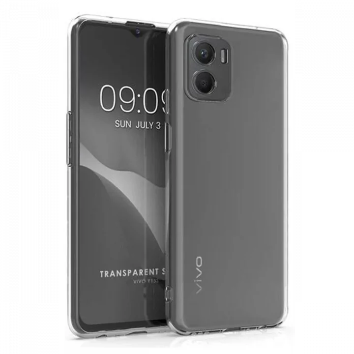 Mey İthalat®  Vivo Y15S Kılıf Lüx Şeffaf Silikon