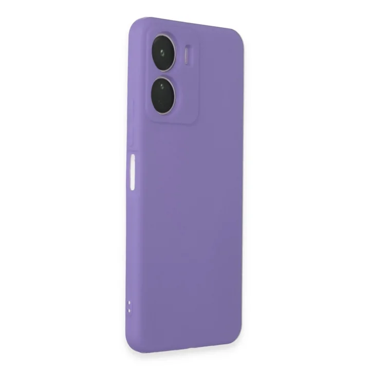 Mey İthalat®  Vivo Y16 Kılıf First Silikon - Lila