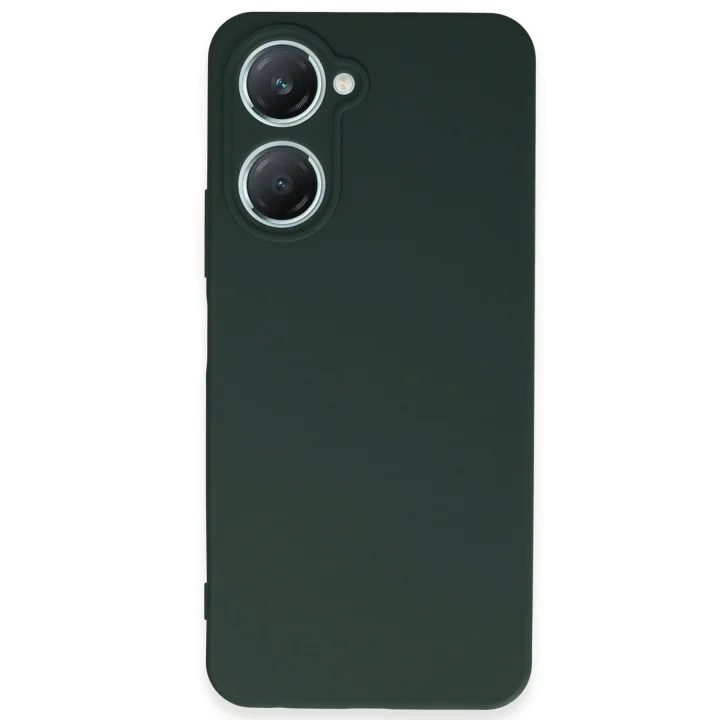 Mey İthalat®  Vivo Y18 Kılıf First Silikon - Koyu Yeşil