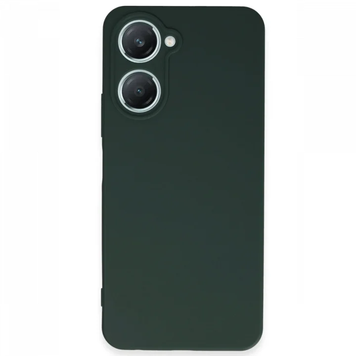 Mey İthalat®  Vivo Y18 Kılıf First Silikon - Koyu Yeşil
