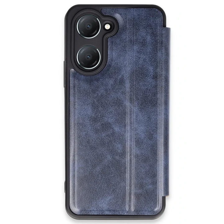 Mey İthalat®  Vivo Y18 Kılıf Flip Cover - Lacivert