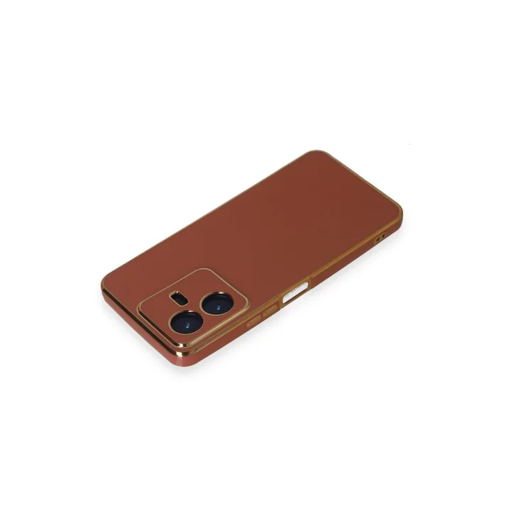 Mey İthalat®  Vivo Y22 2022 Kılıf Volet Silikon - Kırmızı