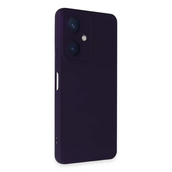Mey İthalat®  Vivo Y27 Kılıf Nano içi Kadife Silikon - Mor