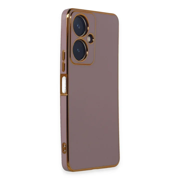 Mey İthalat®  Vivo Y27 Kılıf Volet Silikon - Mor