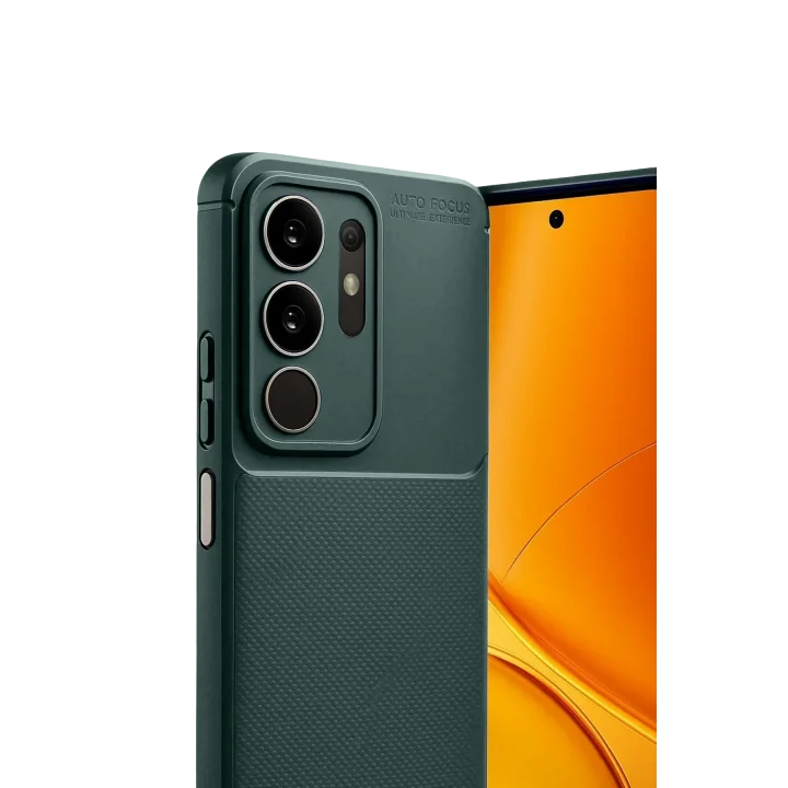 Mey İthalat®  Vivo Y29 4G Auto Focus Karbon Kapak - Koyu Yeşil