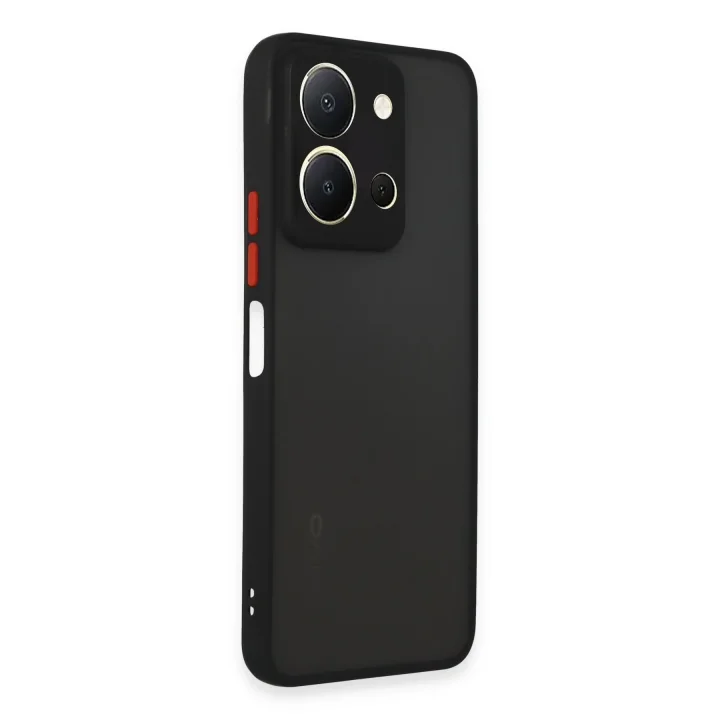 Mey İthalat®  Vivo Y36 Kılıf Montreal Silikon Kapak - Siyah