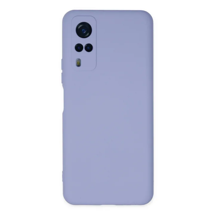 Mey İthalat®  Vivo Y53S Kılıf Nano içi Kadife Silikon - Lila