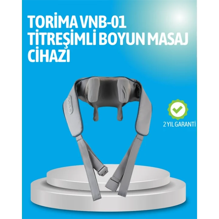Mey İthalat® VNB-01 Titreşimli Boyun Masaj Aleti Gri Renk