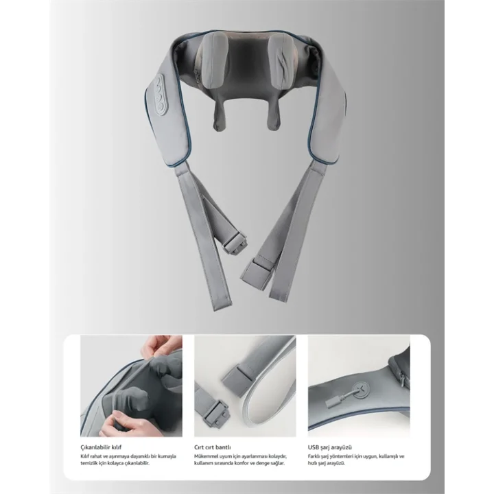 Mey İthalat® VNB-01 U Tipi Ergonomik Boyun Masaj Cihazı