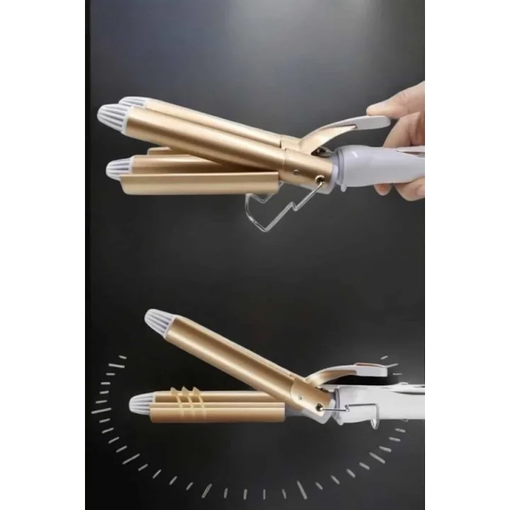 Mey İthalat® Wag Maşa Negatif İyon Teknolojili Isı Ayarlı Saç Maşası