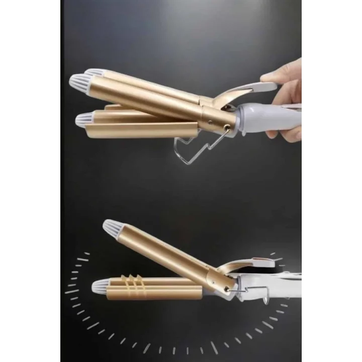 Mey İthalat® Wag Maşa Yüksek Isı Ayarlı Su Dalga Maşası