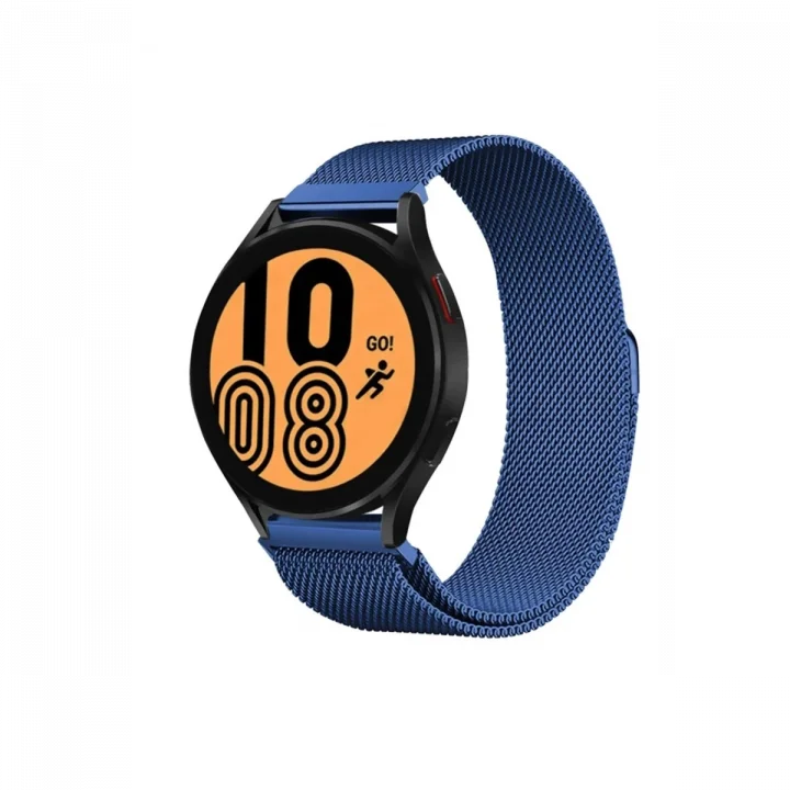 Mey İthalat®  Watch 20mm Metal Mıknatıslı Kordon - Mavi