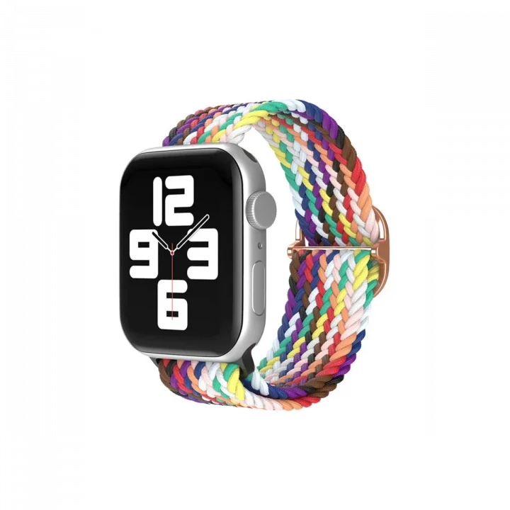 Mey İthalat®  Watch 20mm Star Kordon - Gökkuşağı 2