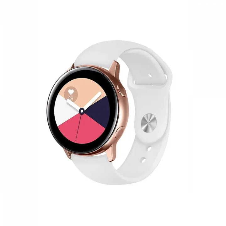 Mey İthalat®  Watch 22mm Klasik Kordon - Beyaz