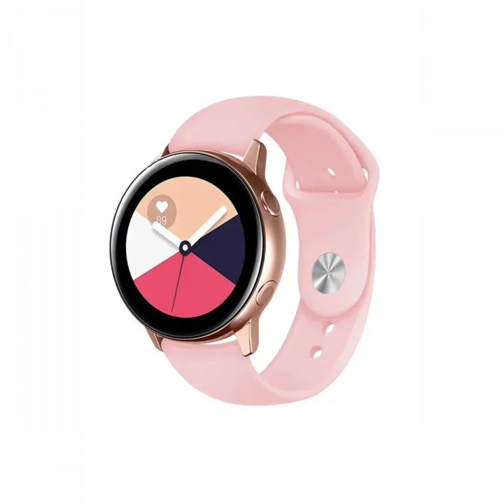 Mey İthalat®  Watch 22mm Klasik Kordon - Pembe