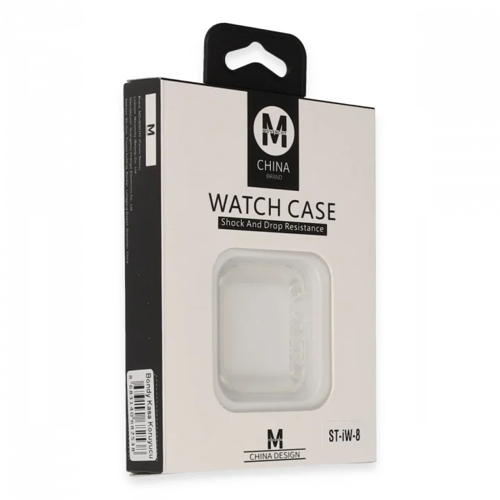 Mey İthalat®  Watch 45mm Bondy Kasa Koruyucu - Beyaz