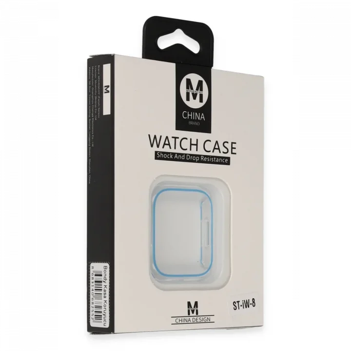 Mey İthalat®  Watch 45mm Bondy Kasa Koruyucu - Mavi