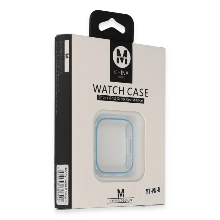 Mey İthalat®  Watch 45mm Bondy Kasa Koruyucu - Mavi