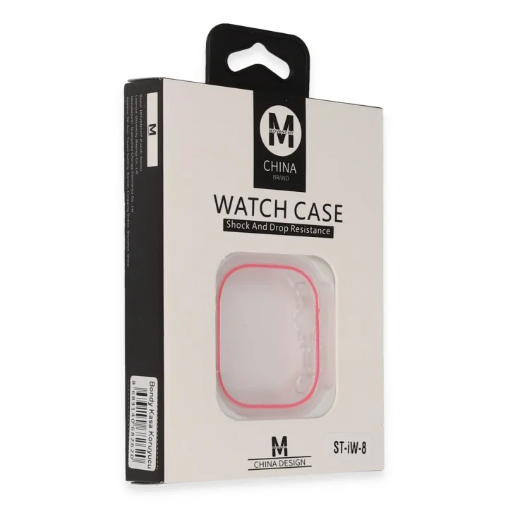 Mey İthalat®  Watch 45mm Bondy Kasa Koruyucu - Pembe