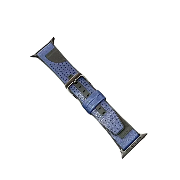 Mey İthalat®  Watch 45mm Buff Deri Kordon - Lacivert